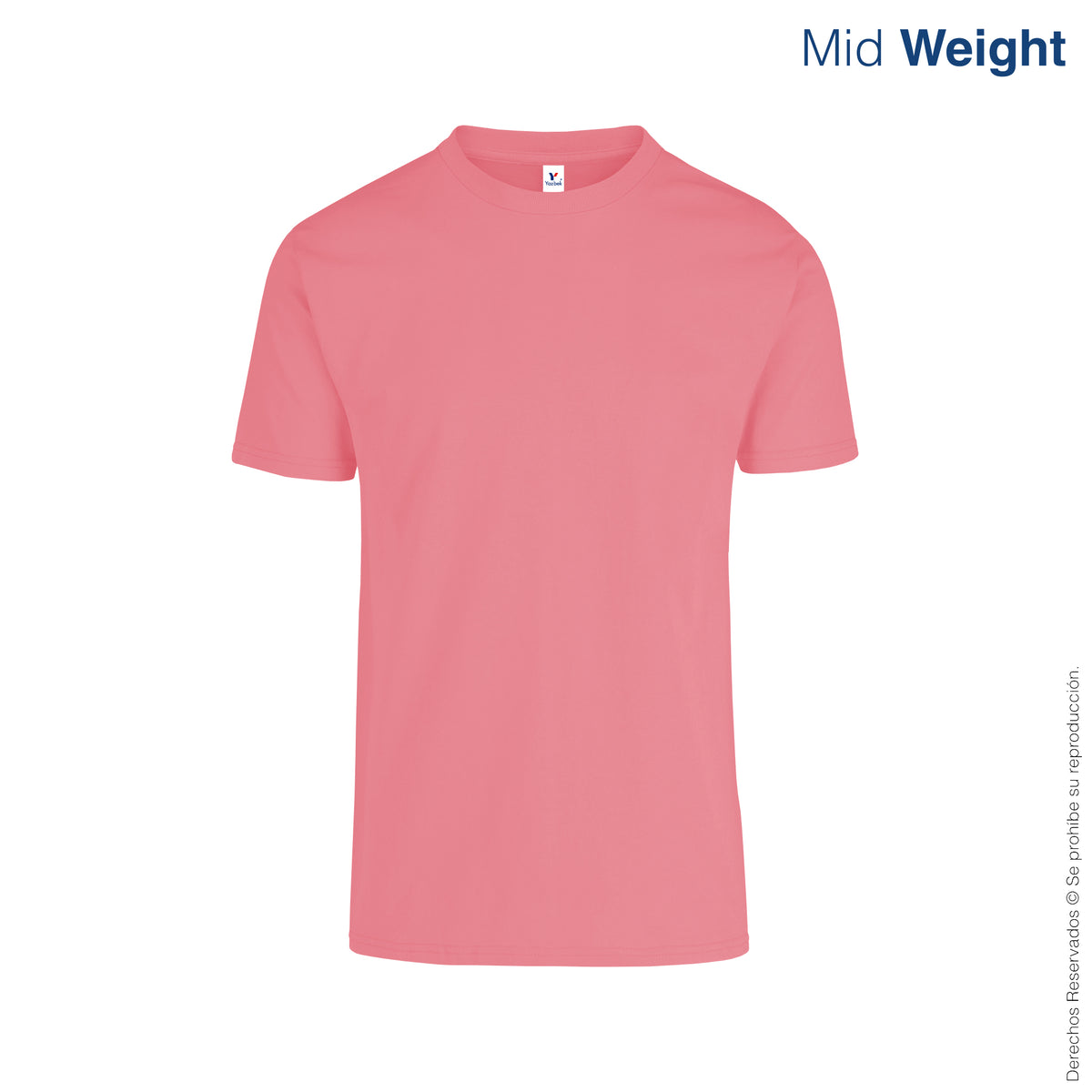 Pink Playera Niño Yazbek Playera Euro Cotton Playeras De Color