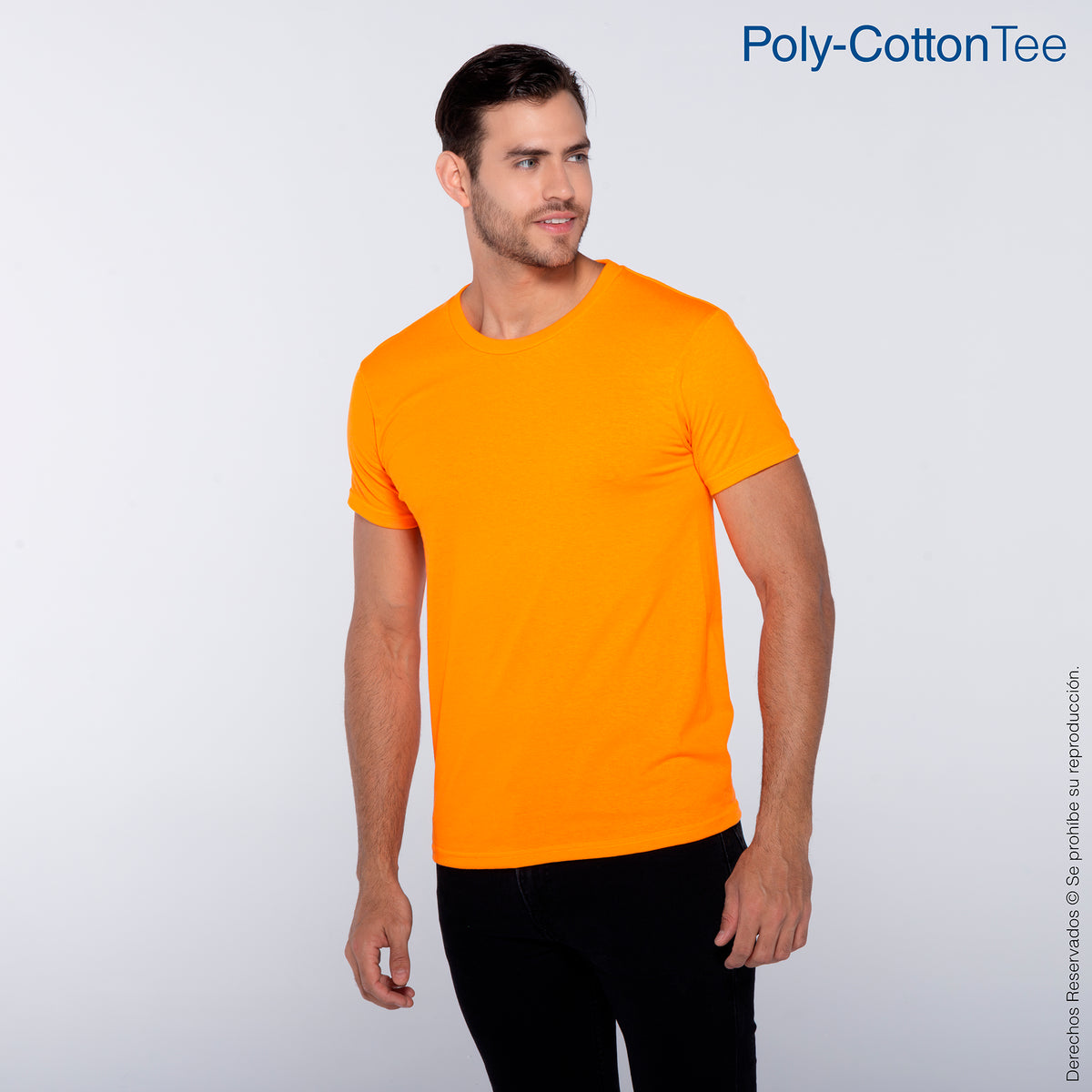 Playera Cuello Redondo Manga Corta para Caballero · 50% Algodón 50