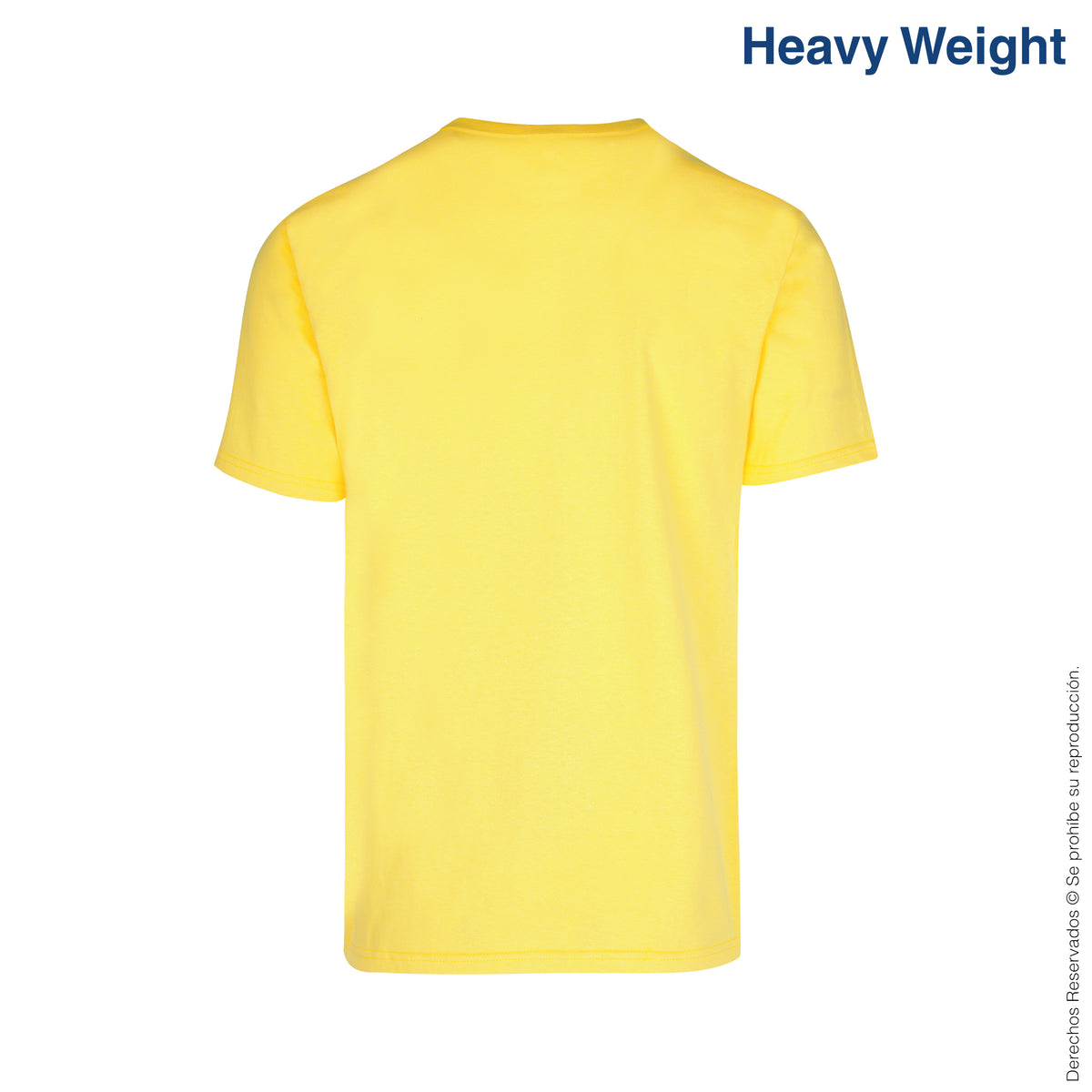 Playera Poliester Yazbek Blanca Playera Peso Completo Cuello