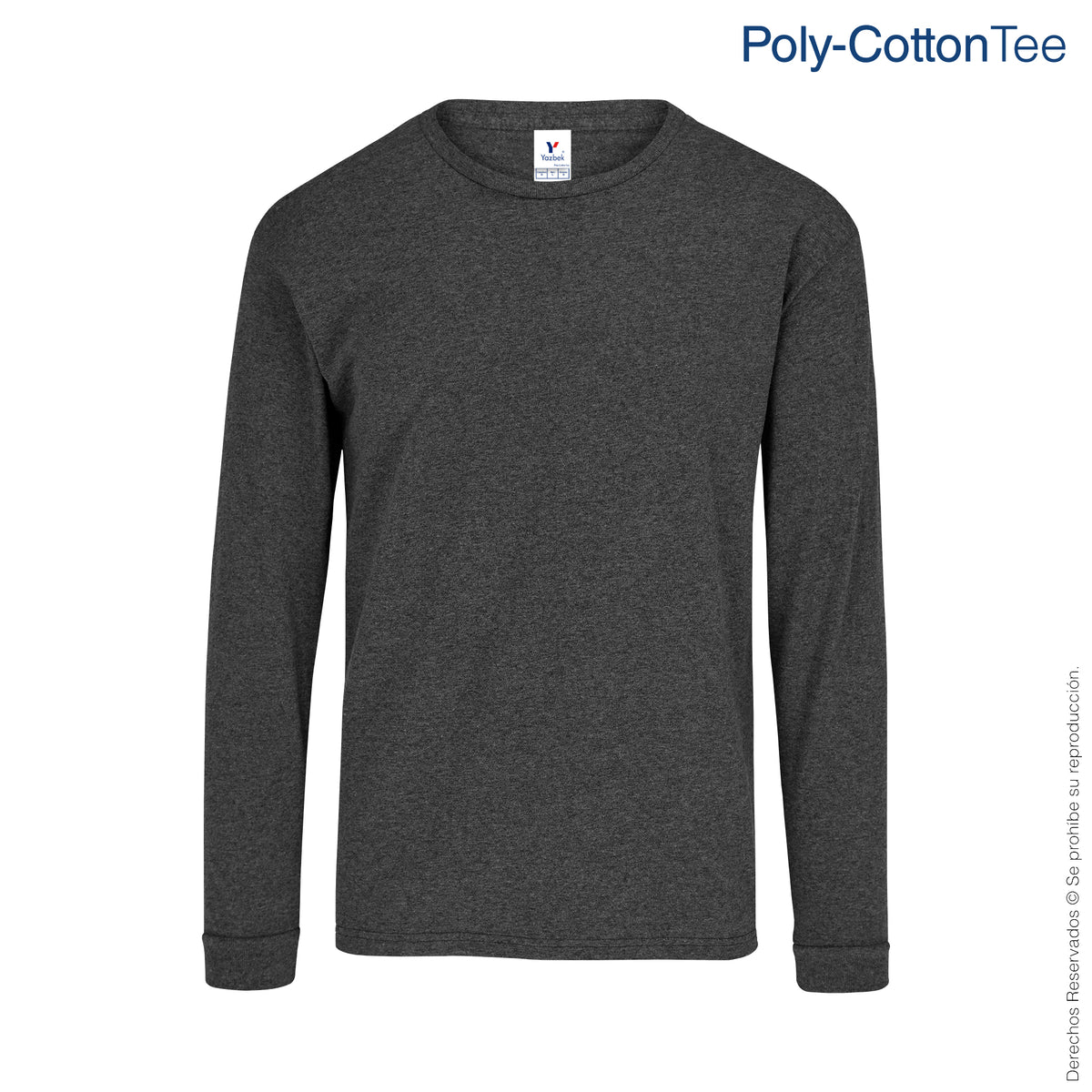 Yazbek Manga Larga Dry Fit Men's Crew Neck Long Sleeve T-Shirt