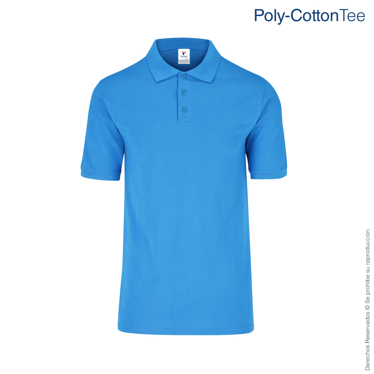 Azul Turquesa Playera Tipo Polo Azul Celeste Playera Tipo Polo