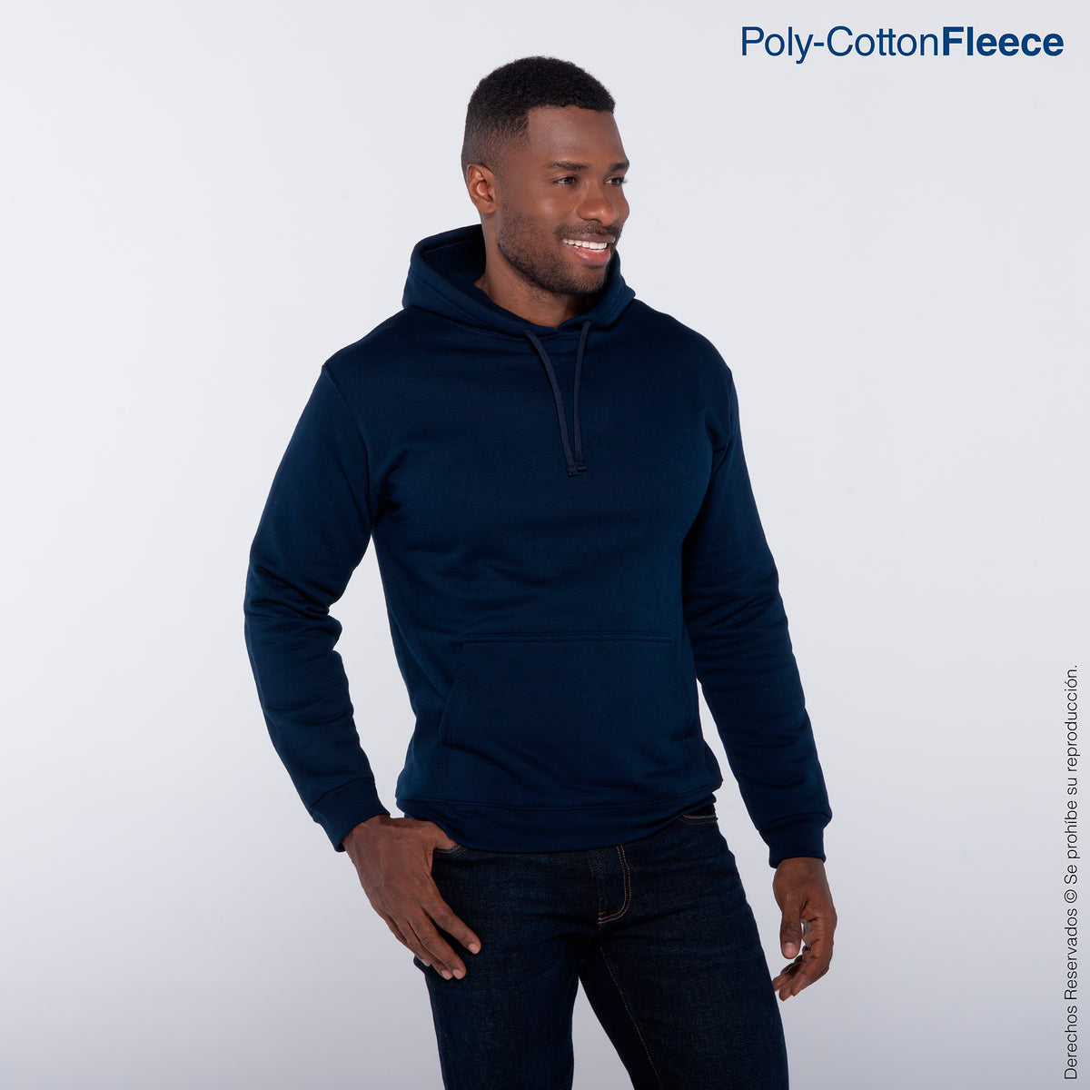 Sudadera con Capucha y Cangurera Unisex para Adulto · 50% Algodón