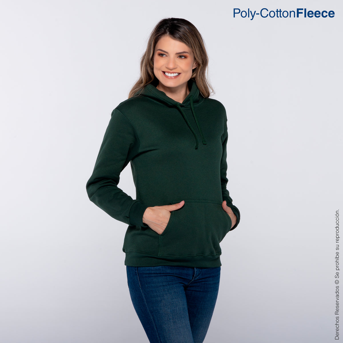 Hoodie Verde Militar Sudadera Sudadera Verde Bosque Yazbek Adult's