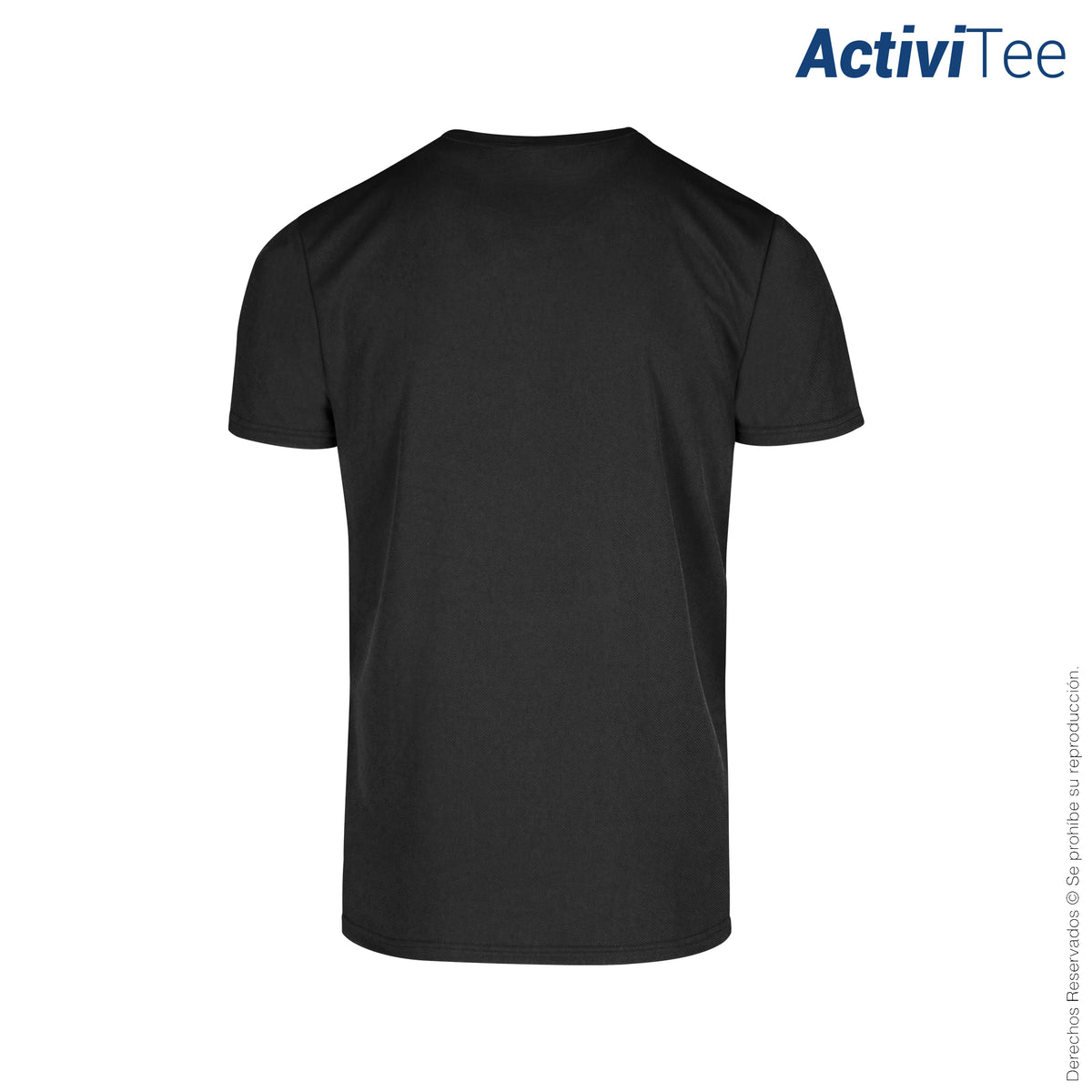 Playera Negra Yazbek Cuello Redondo Playera Cuello Redondo Manga