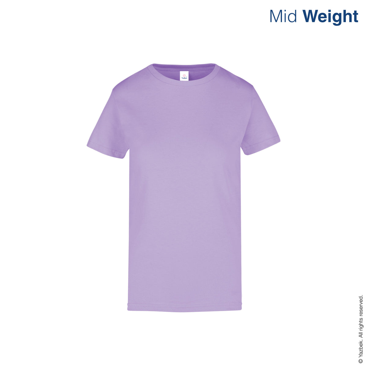 Women’s Heavy Weight Crew Neck Short Sleeve Silhouette T-Shirt · 100%  Cotton · Royal