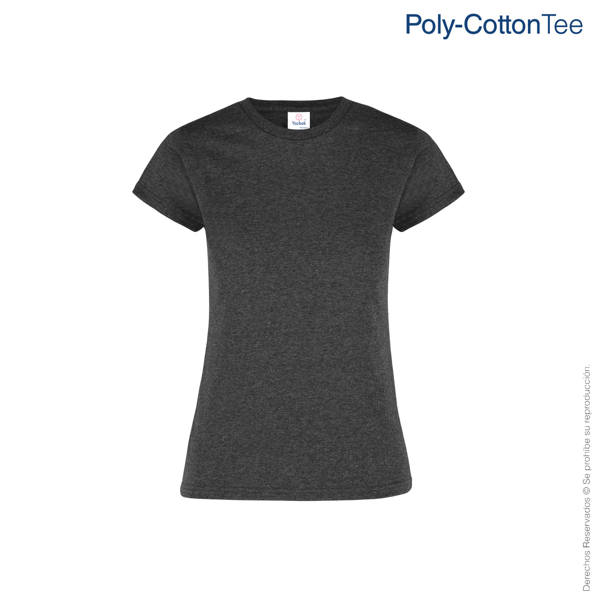 Women's Crew Neck Short Sleeve Silhouette T-Shirt · 50% Cotton 50