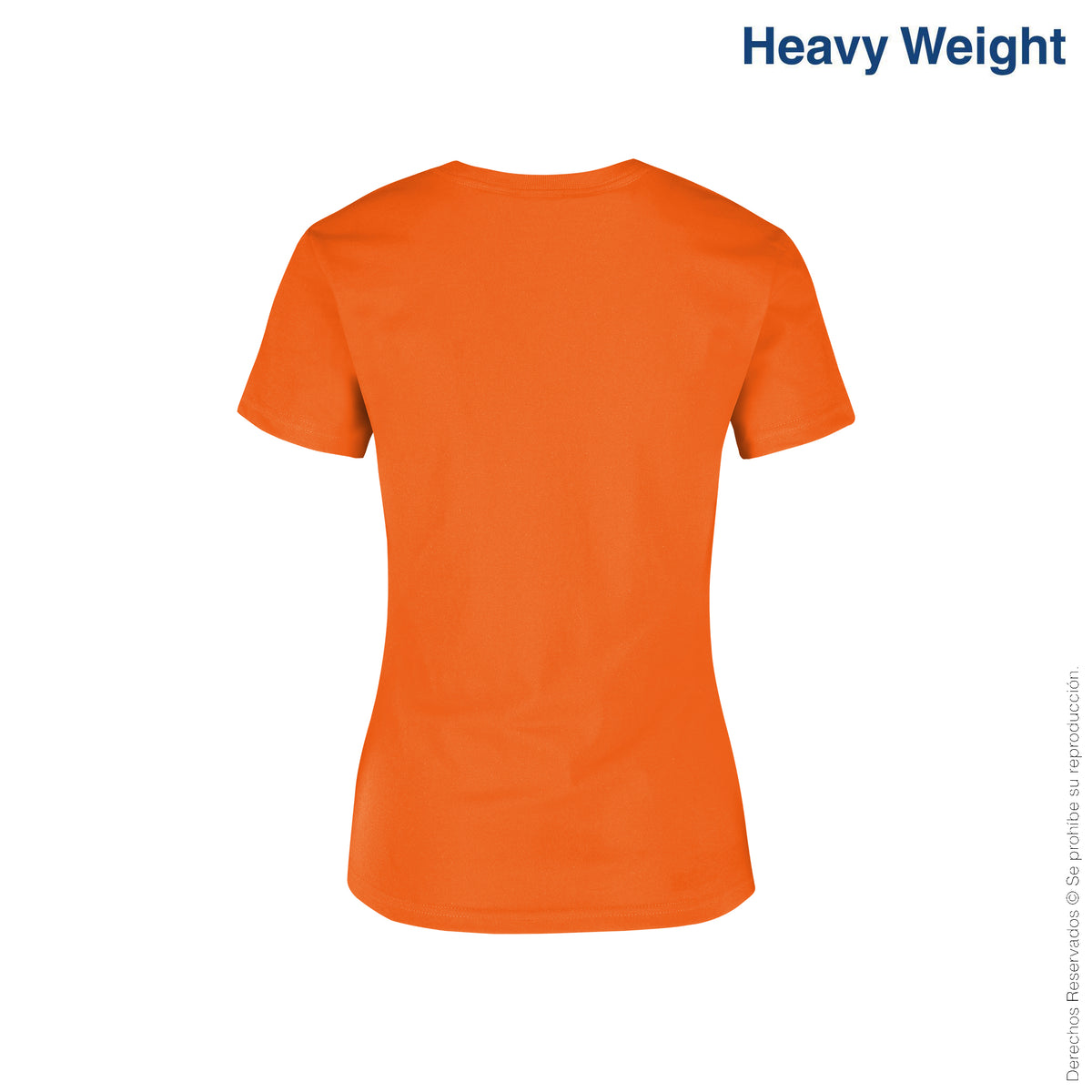 Playera Color Naranja Yazbek Playera Yazbek J0300 Peso Completo