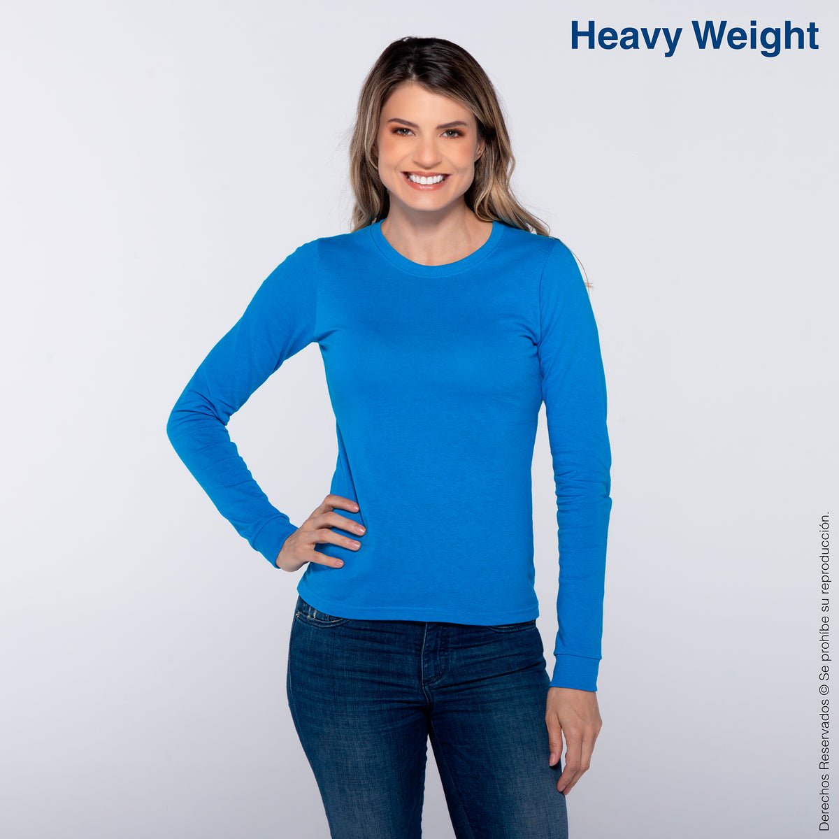 Playera Cuello Redondo Playera Manga Larga Mujer AlgodÃ³n Playera