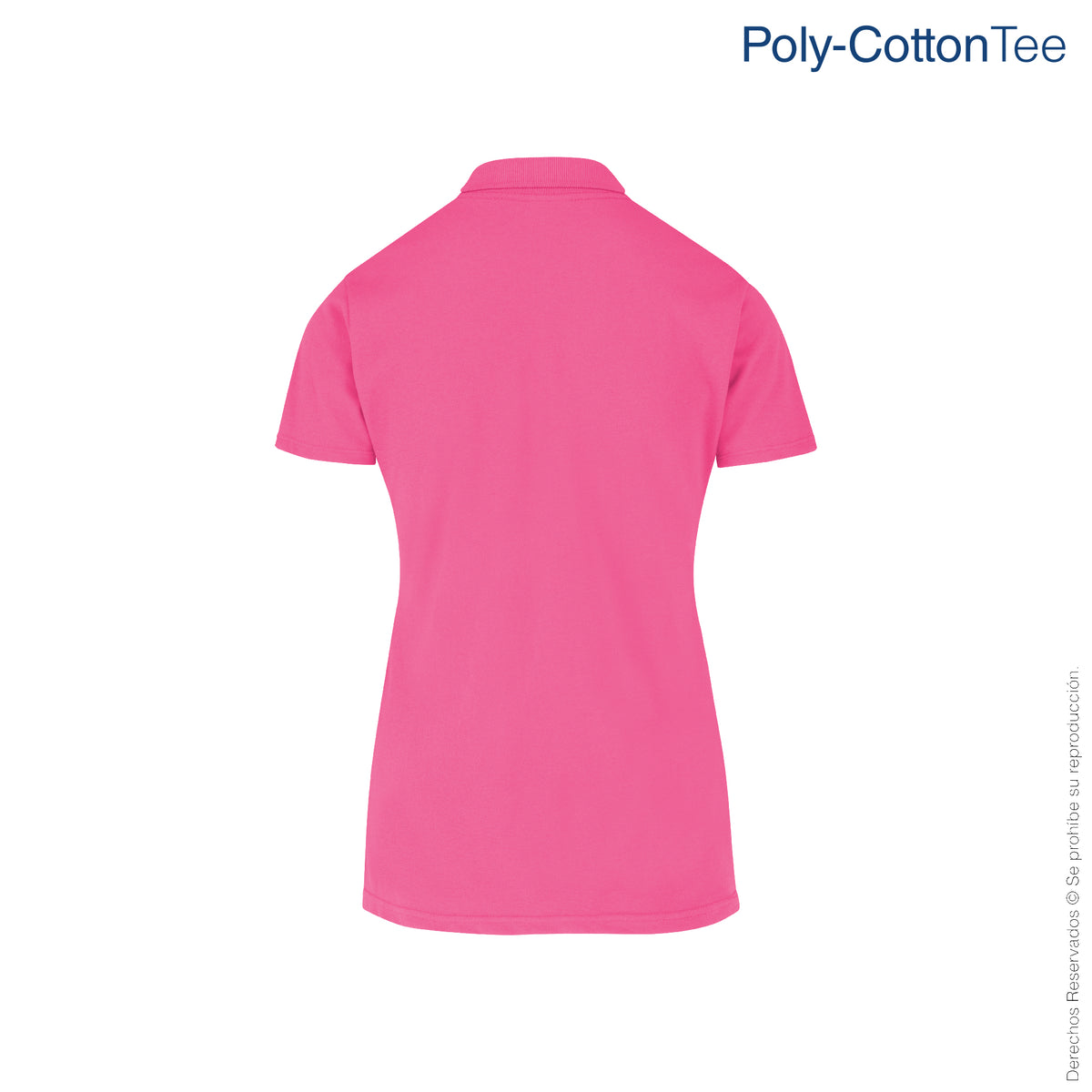 Playera Tipo Polo Piqué con Silueta para Dama · 50% Algodón 50