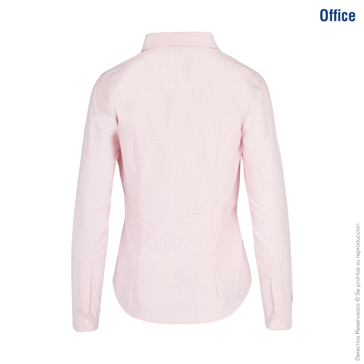 Camisa De Mujer Manga Larga Palo De Rosa Playera Tipo Polo Manga