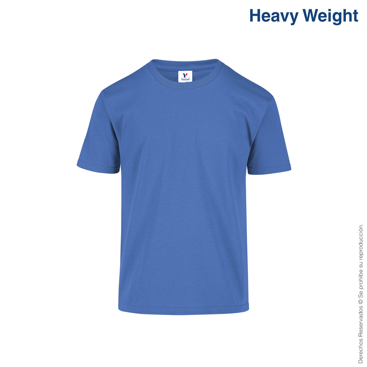 Youth's Unisex Heavy Weight Crew Neck Short Sleeve T-Shirt