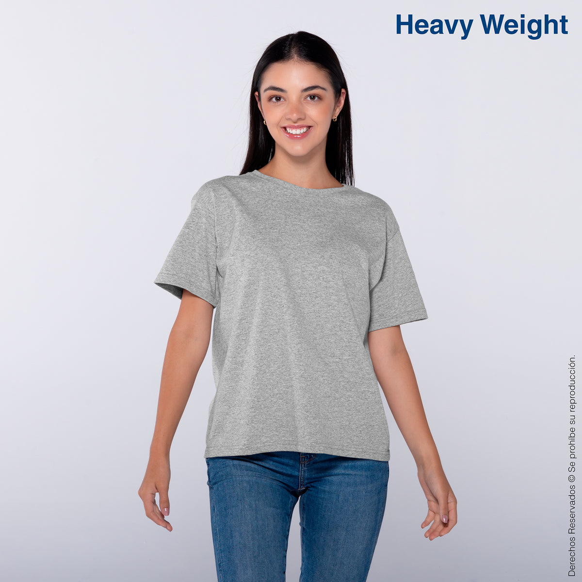 Playera Peso Completo Cuello Redondo Manga Corta Unisex para Joven