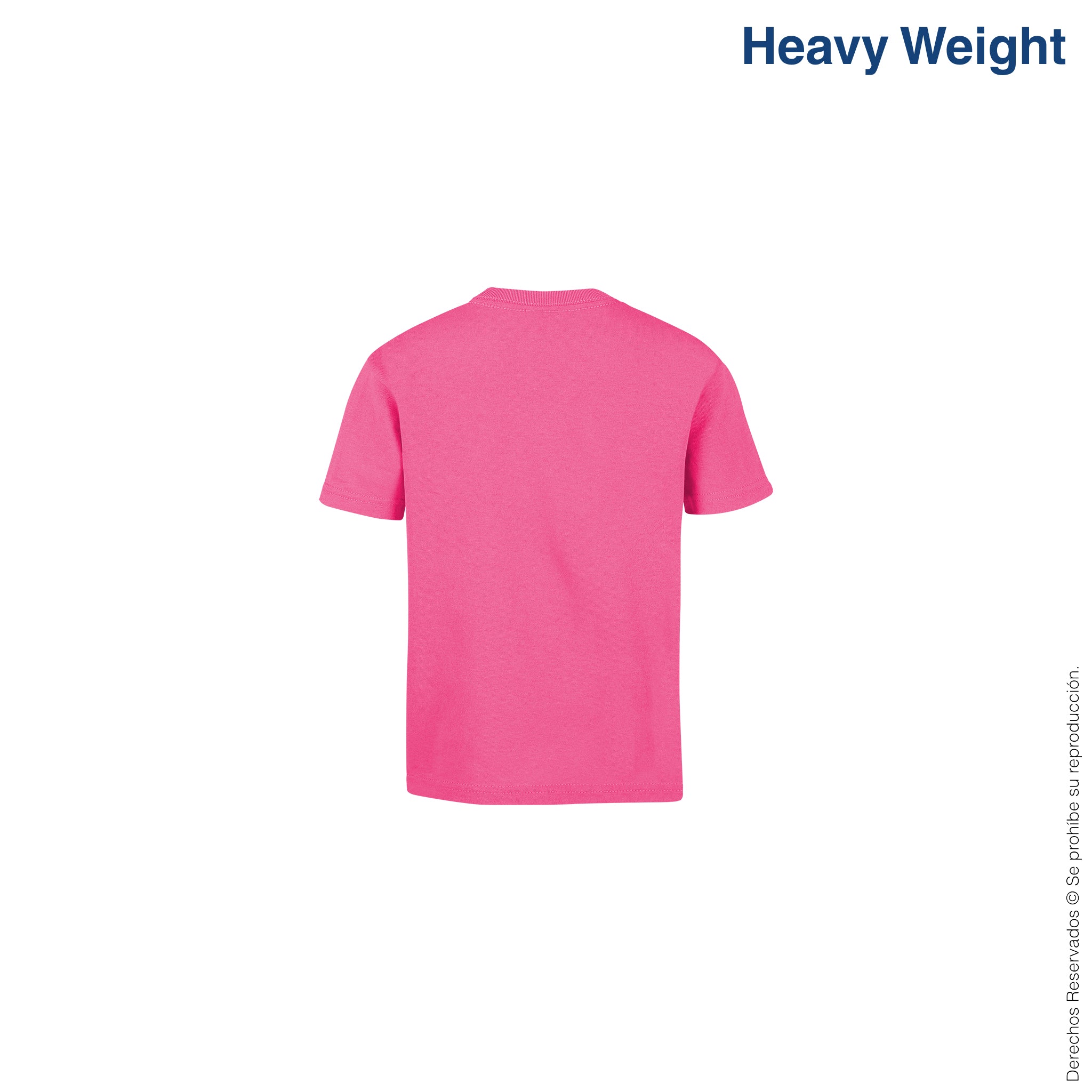 Toddler's Unisex Heavy Weight Crew Neck Short Sleeve T-Shirt