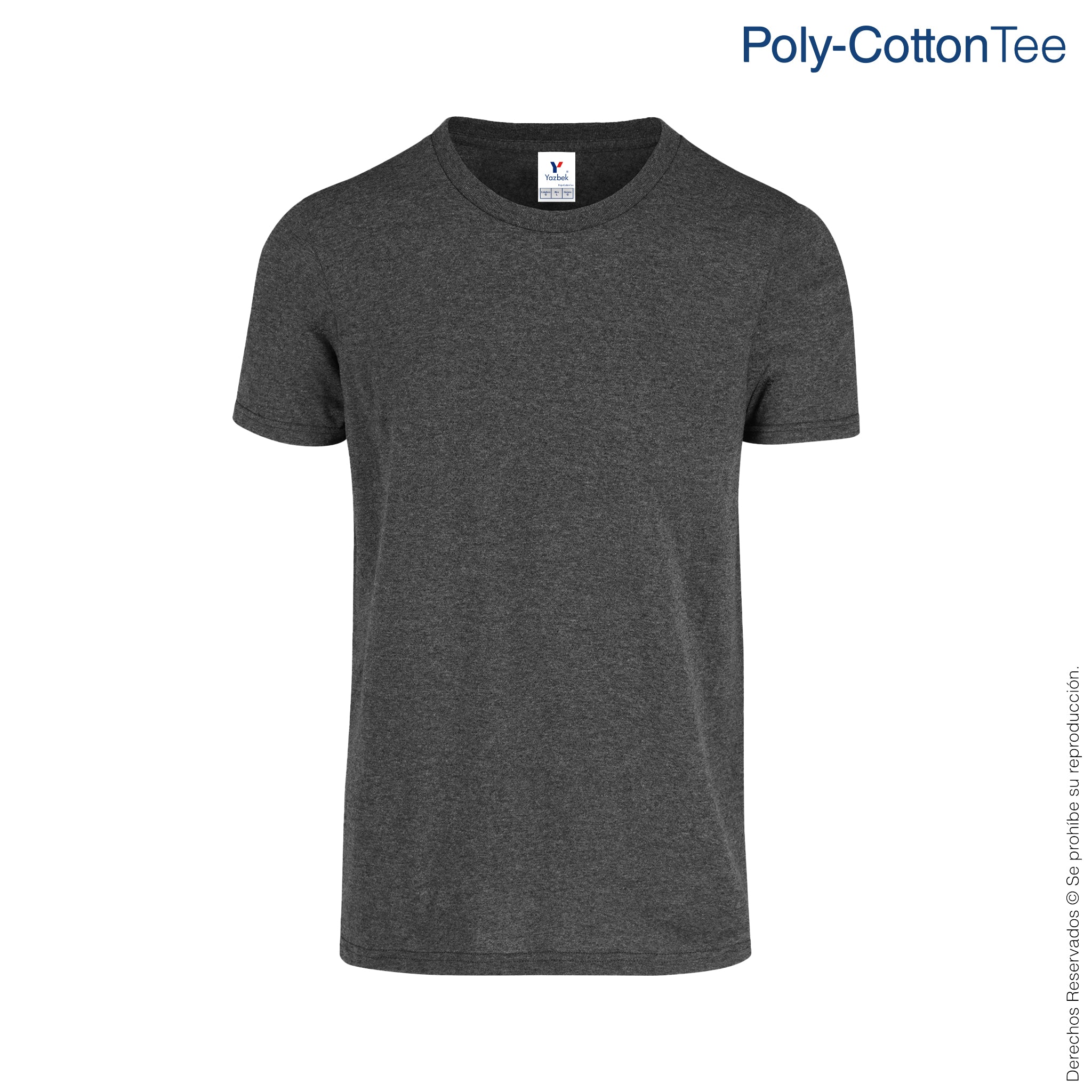 C0300 Playera Yazbek Beige Men's Heavy Weight Crew Neck Short