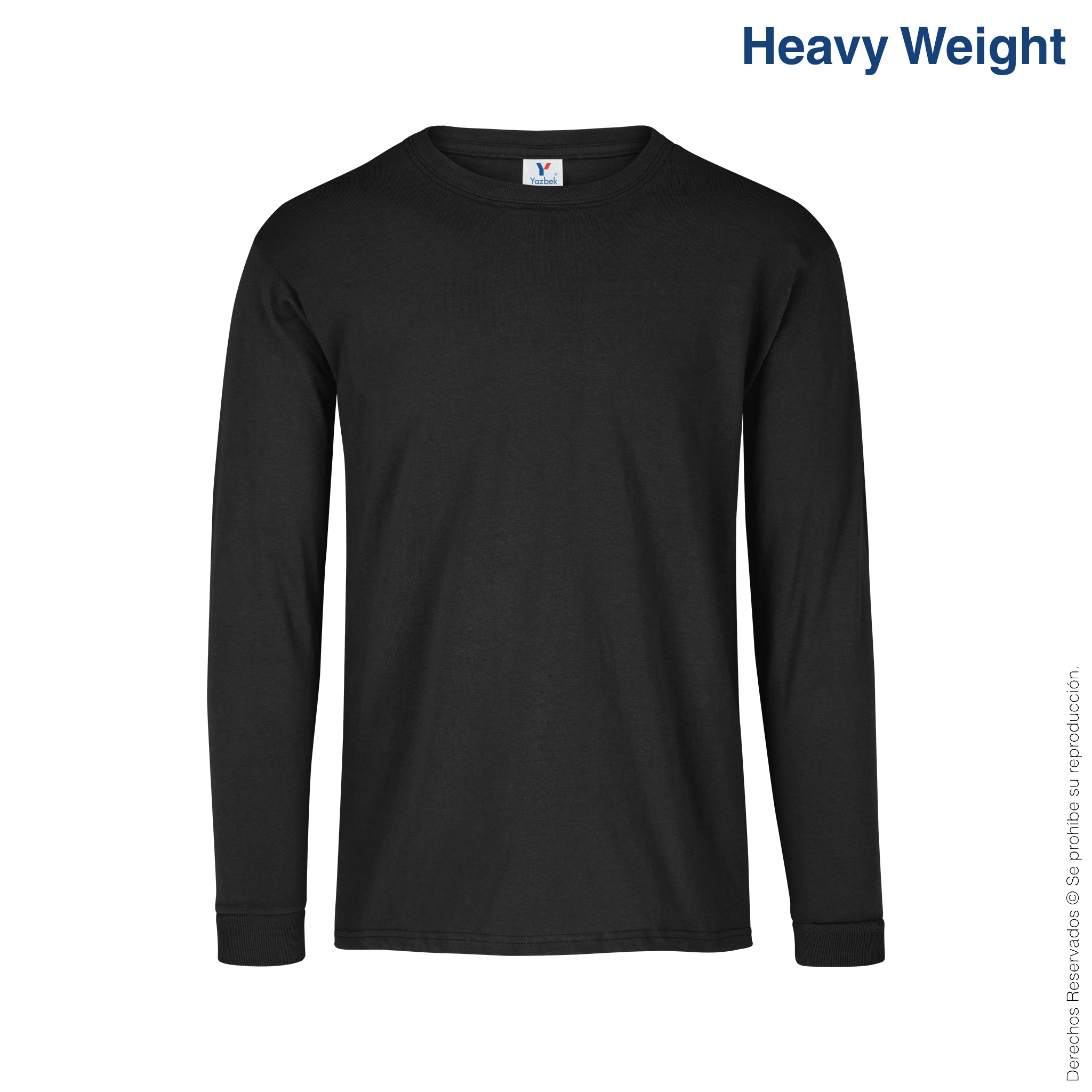 Cuello V Hombre Camiseta Negra Manga Larga Camisa Negra Camisetas