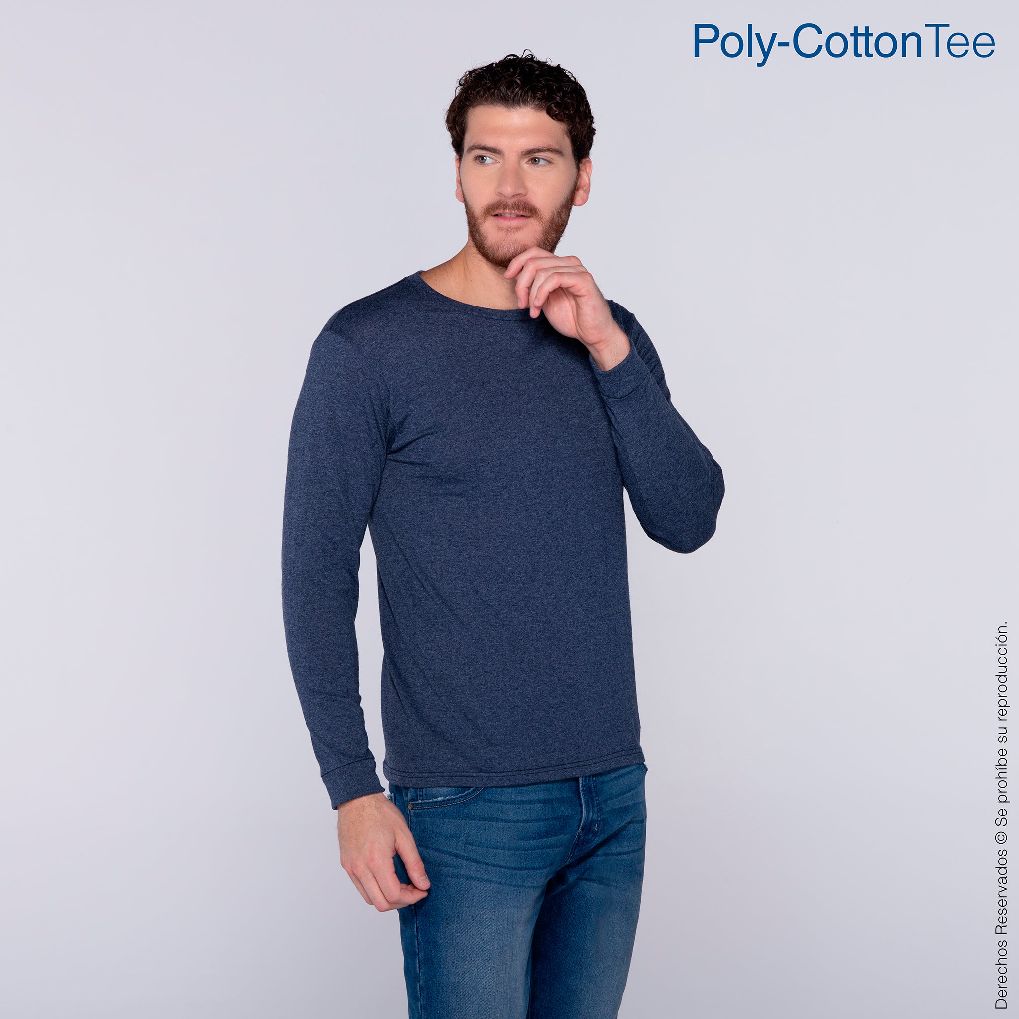 Yazbek Playera De Manga Playera Cuello Redondo Manga Larga Para