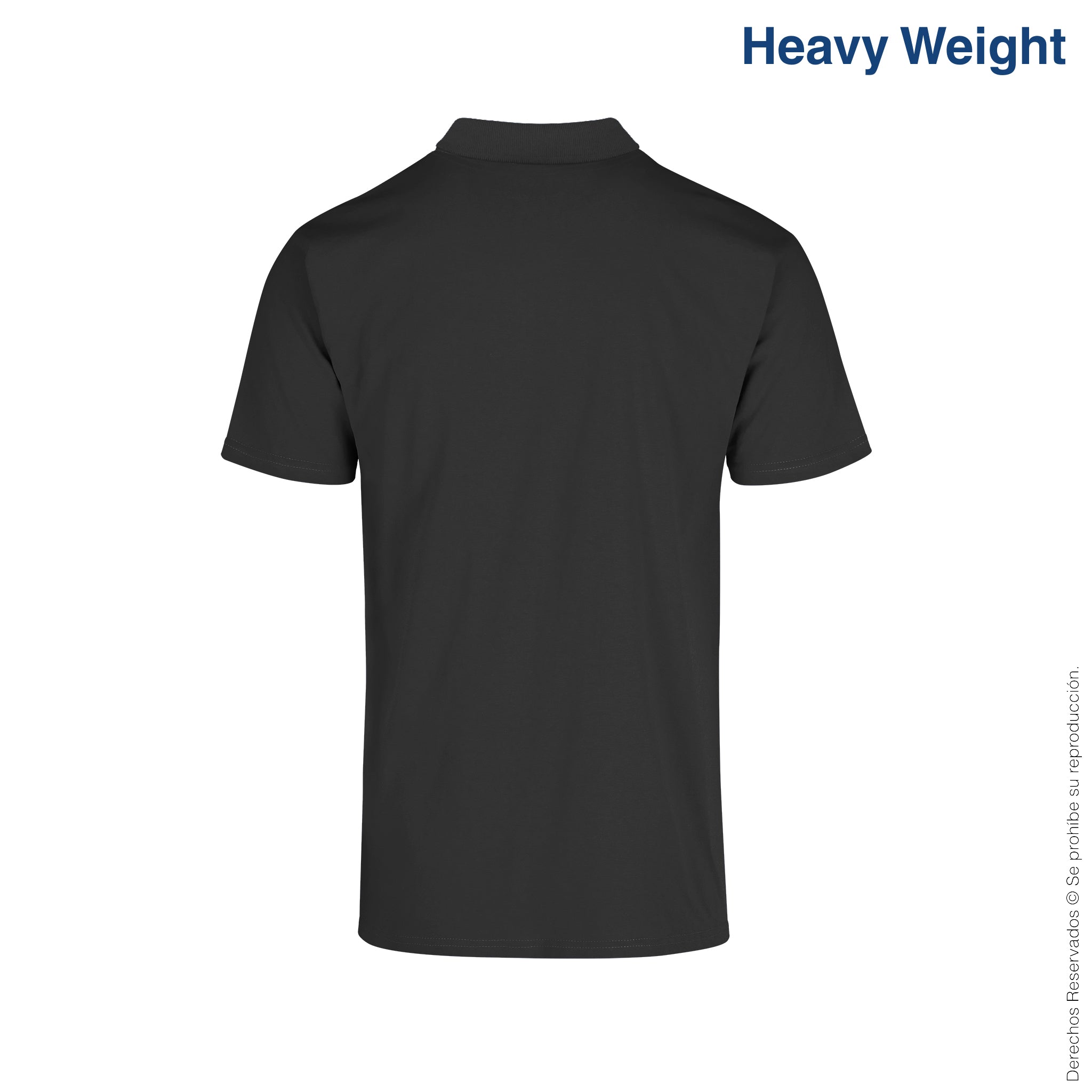 Playera Tipo Polo para Caballero 100 Algodon Color Negro Yazbek