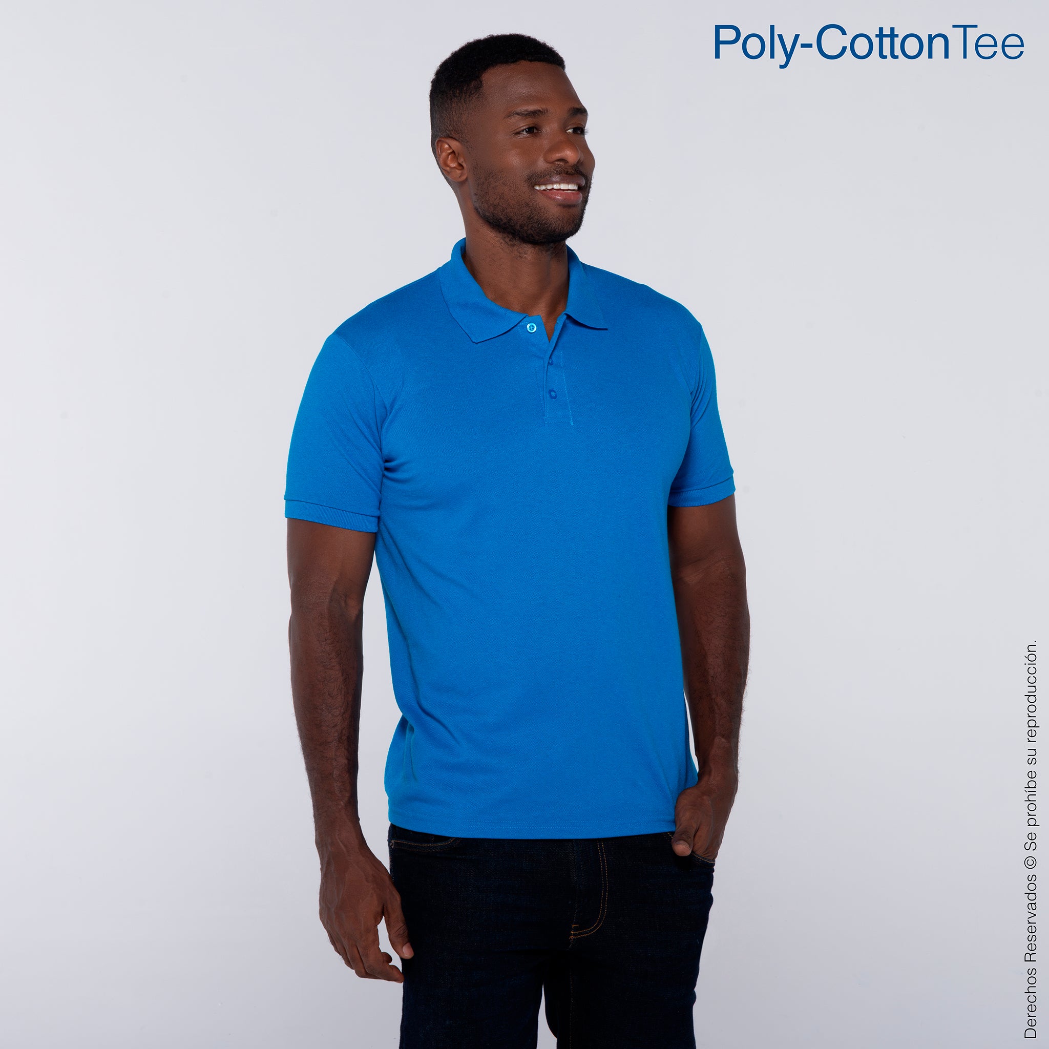 Unisex Camiseta Polo Pique Polo Hombre Piqué Algodón Azul Marino