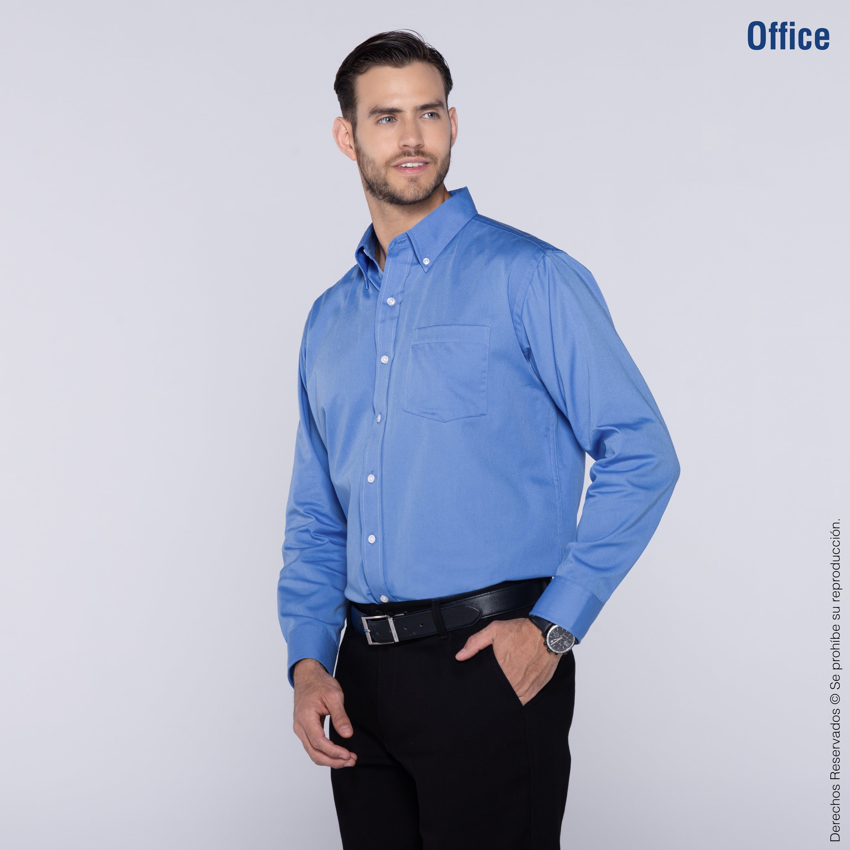 Pantalón Camisa Azul Francia Hombre Pantalón Hombre Azul Marino