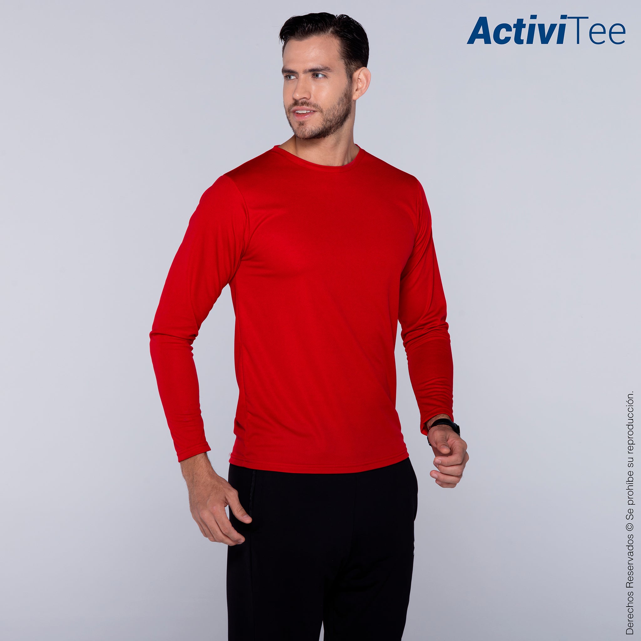 Playeras Optima Playera Manga Larga Algodon Playeras Optima Manga