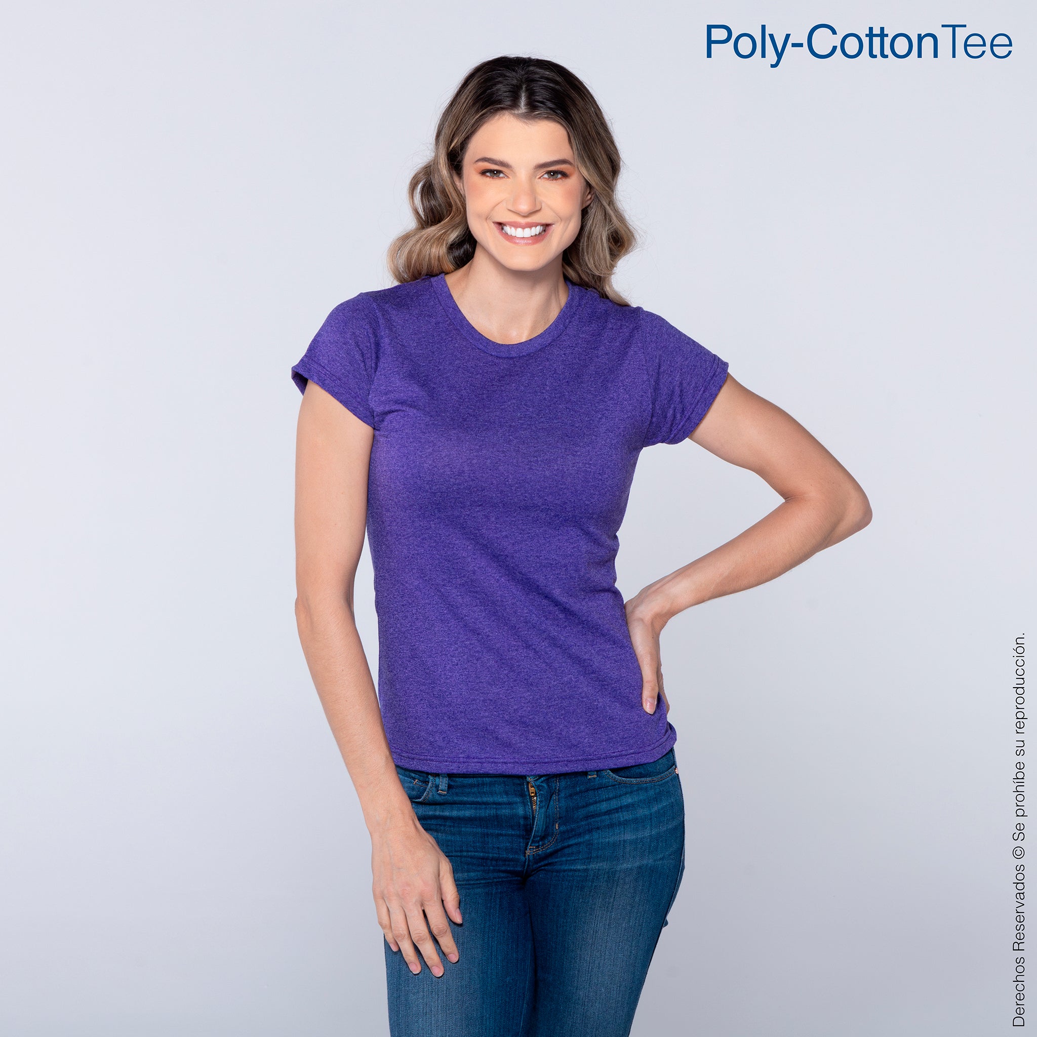 Heavy Weight Playera Morada Yazbek Shirt Yazbek Playera Dama V