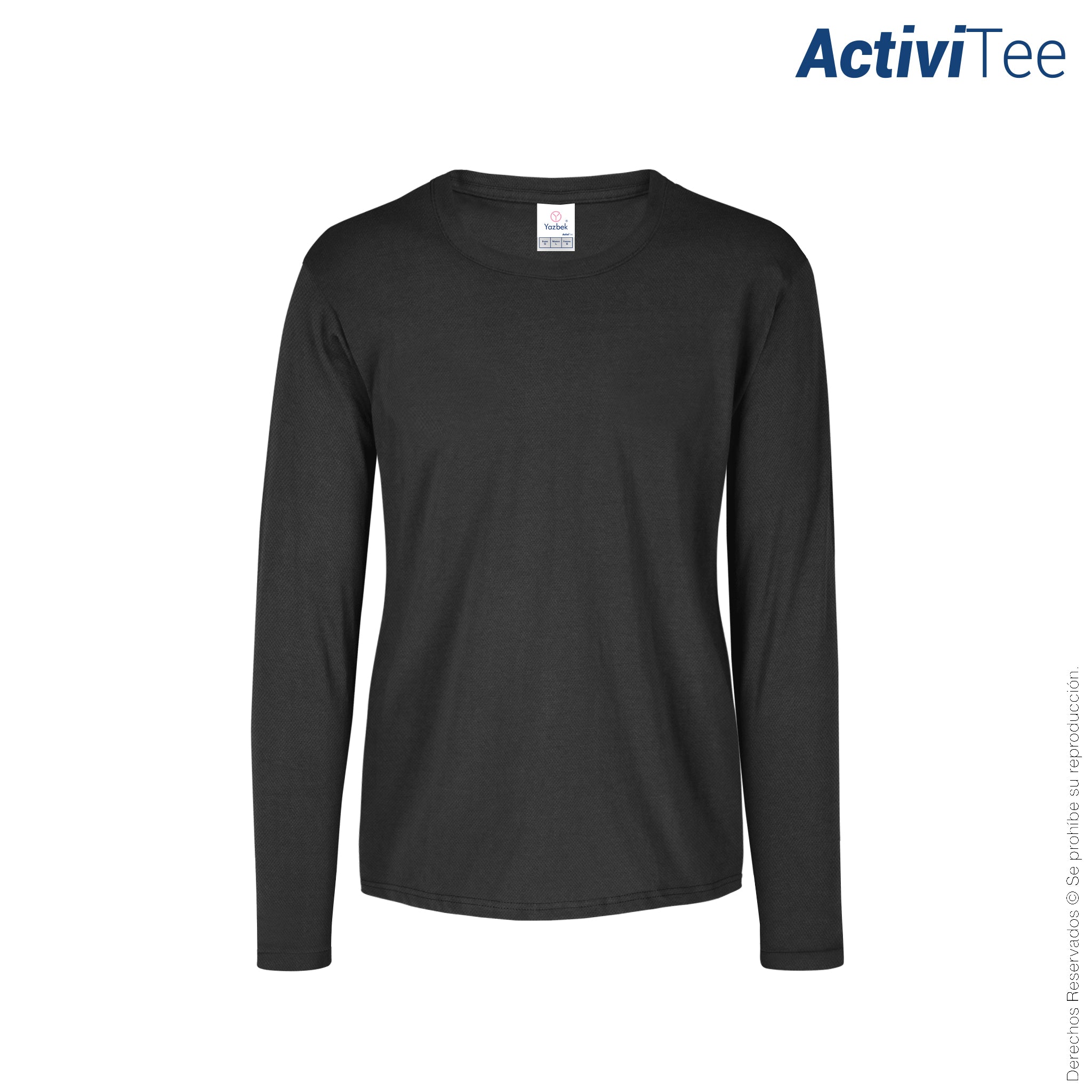 Women's Crew Neck Long Sleeve Silhouette T-Shirt · 100