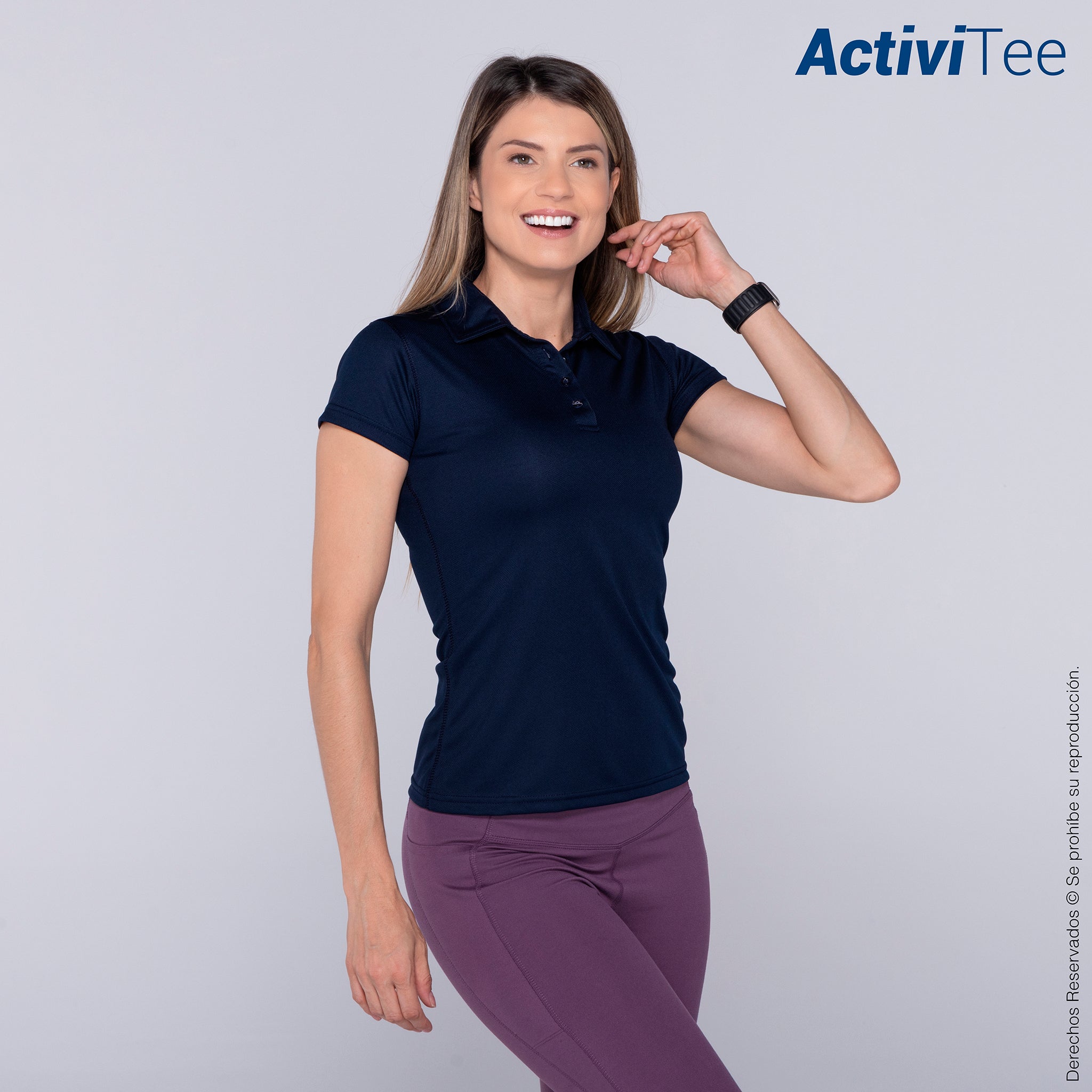 Playera Polo Dama Yazbek Women's Silhouette Sport Shirt · 100