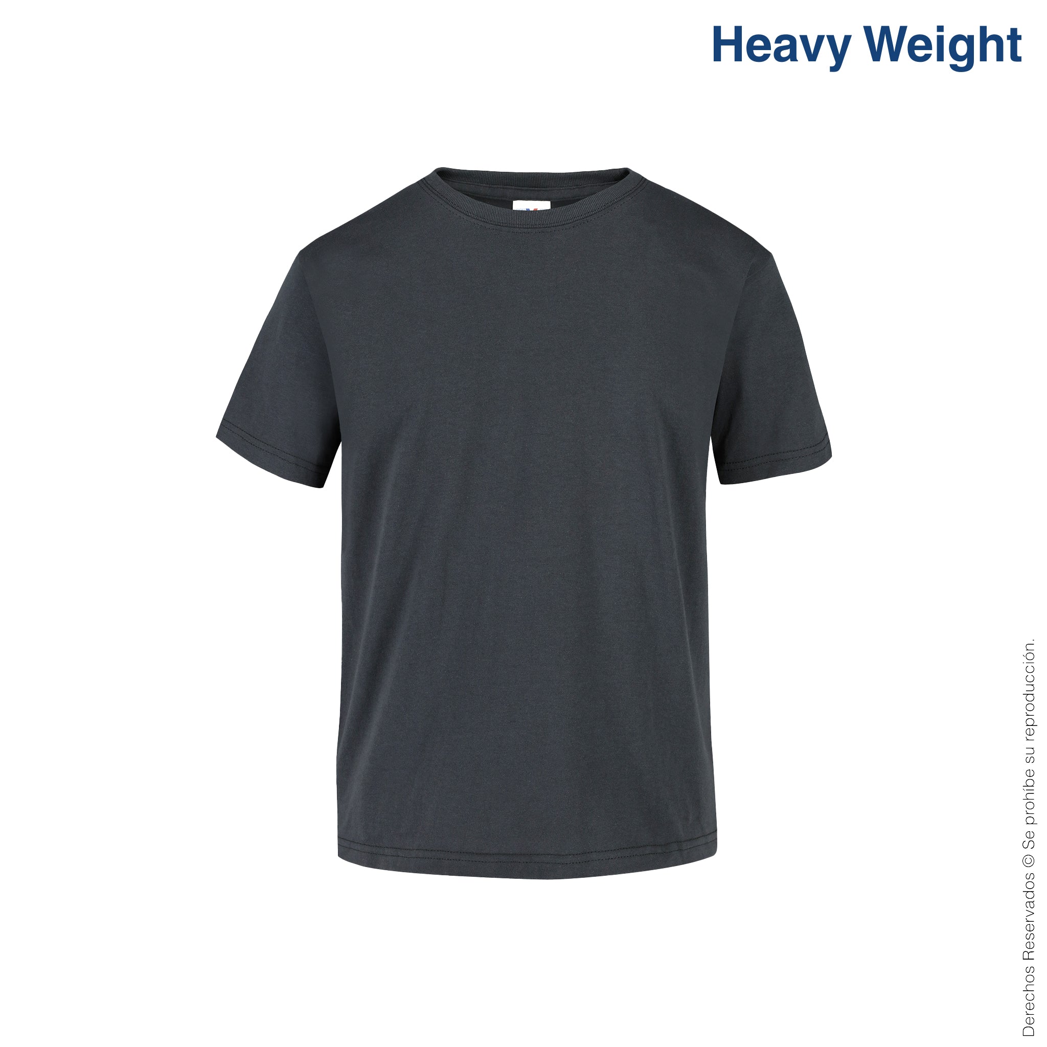 Youth's Unisex Heavy Weight Crew Neck Short Sleeve T-Shirt