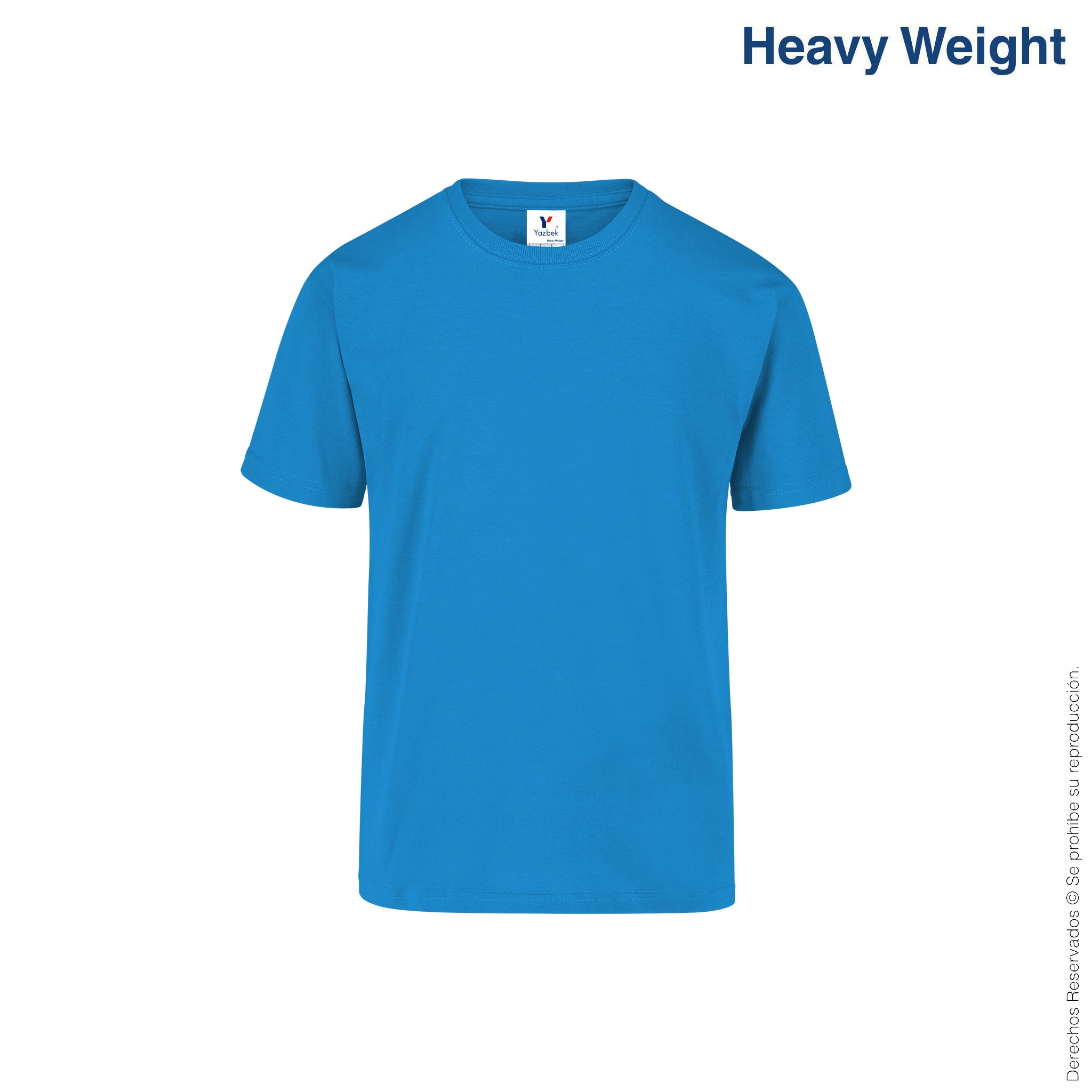 Youth's Unisex Heavy Weight Crew Neck Short Sleeve T-Shirt