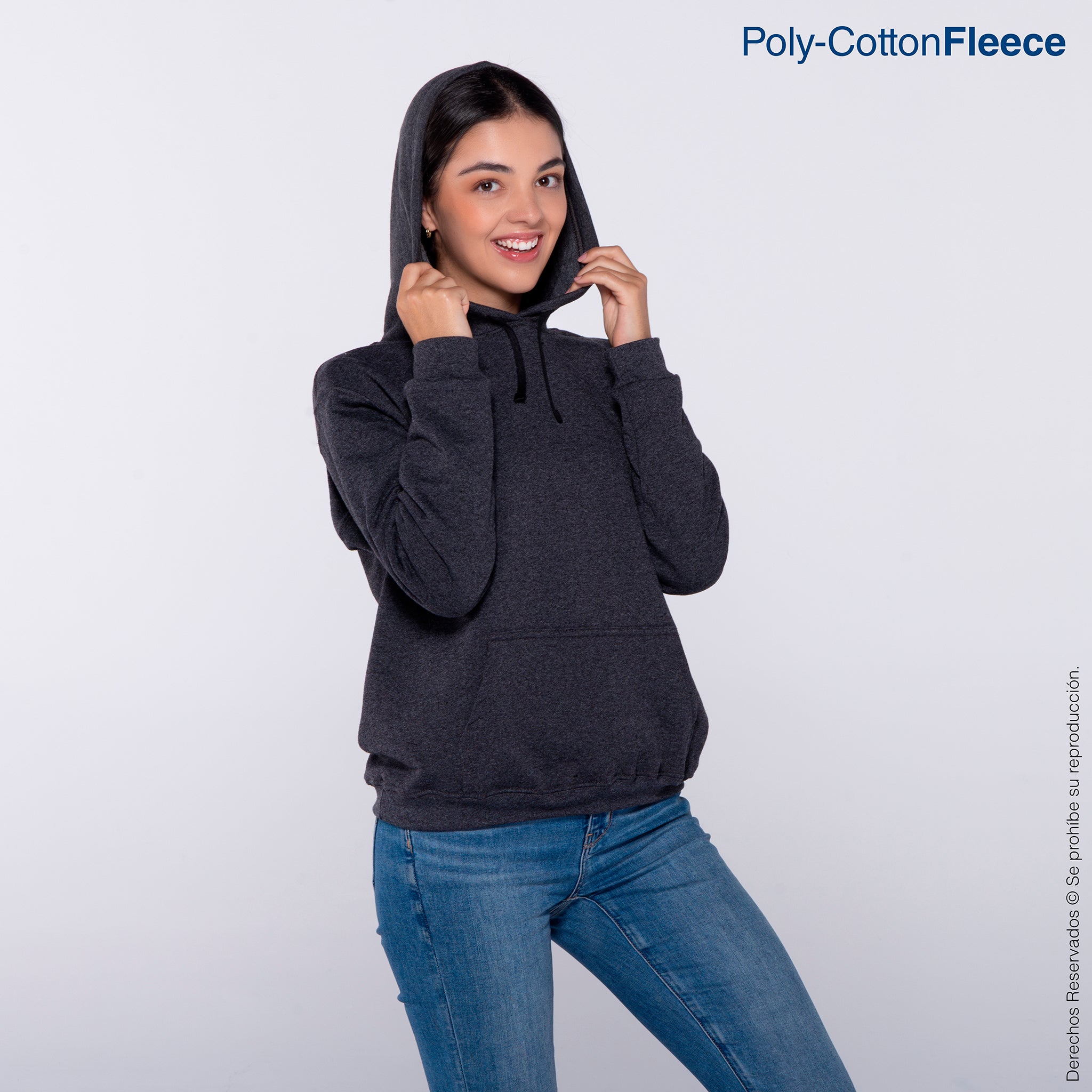 Cotton Fleece Yazbek Sudadera Negra Hoodie Sudadera Negra Yazbek