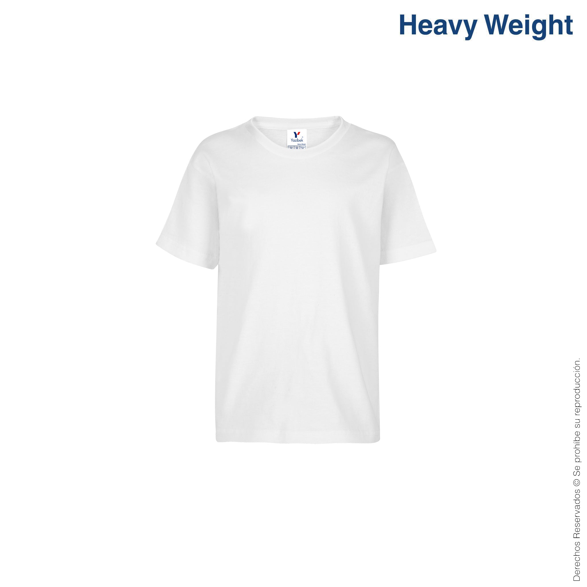 Kid's Unisex Heavy Weight Crew Neck Short Sleeve T-Shirt
