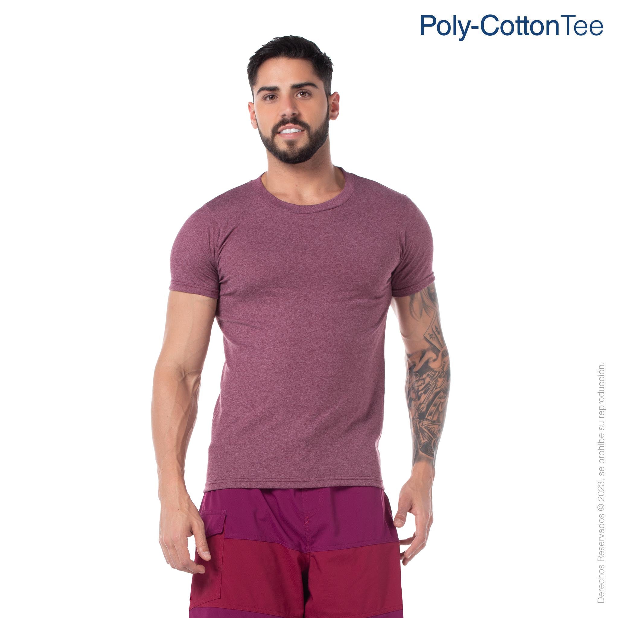 Playera Cuello V Manga Corta con Silueta para Dama · 100% Algodón · Co –  Yazbek®